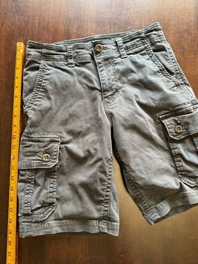 American Eagle Outfitters Gray Cargo Shorts for Teens